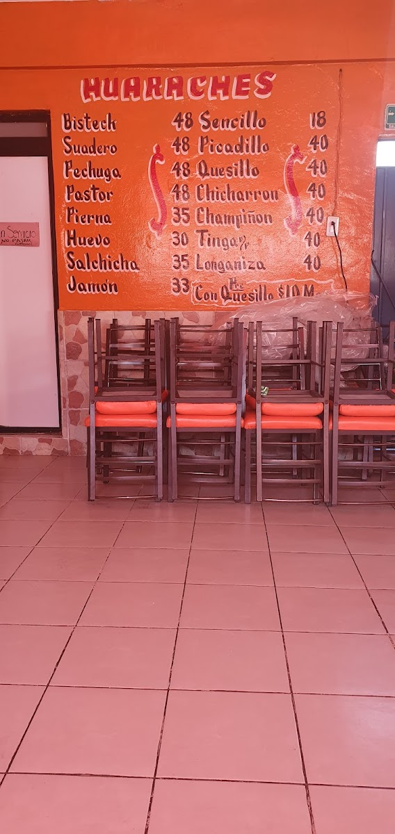 Huaraches Karlita Menu - Image 1